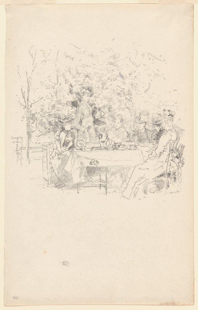 Trädgården av James McNeill Whistler