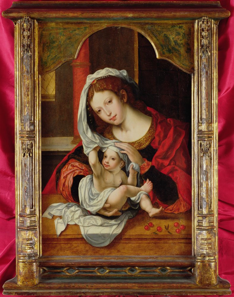 Madonna av körsbären av Jan Gossaert