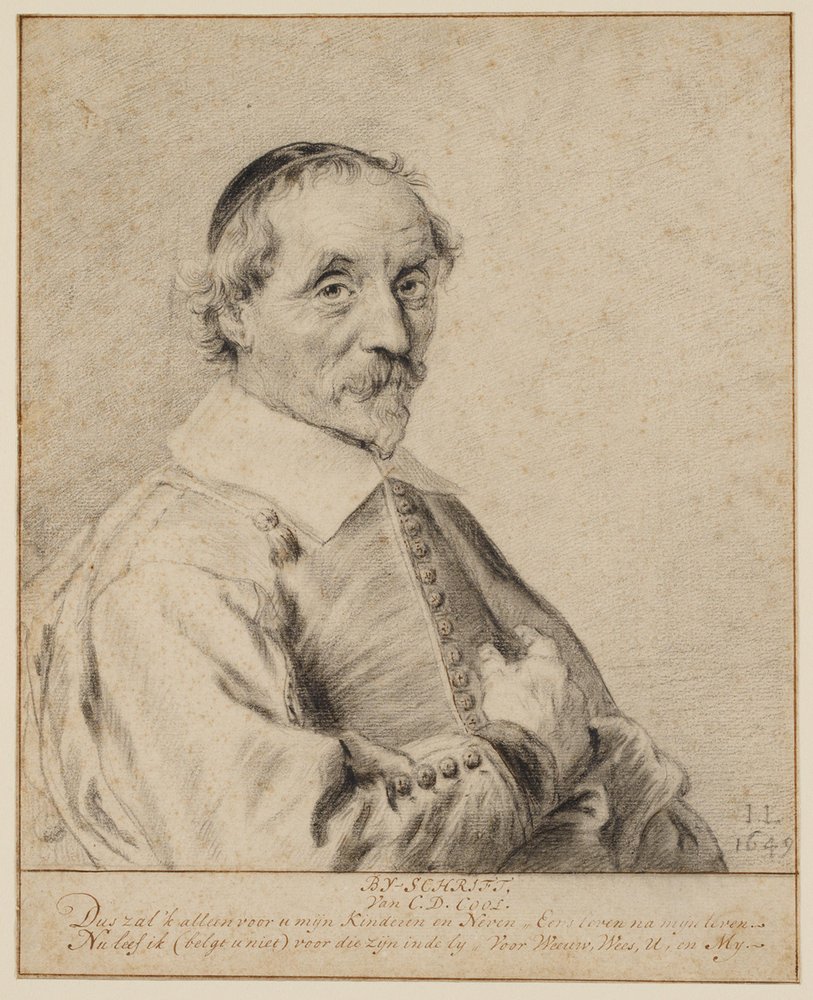 Porträtt av Cornelis Dircksz Cool (ca 1593-1669) av Jan Lievens