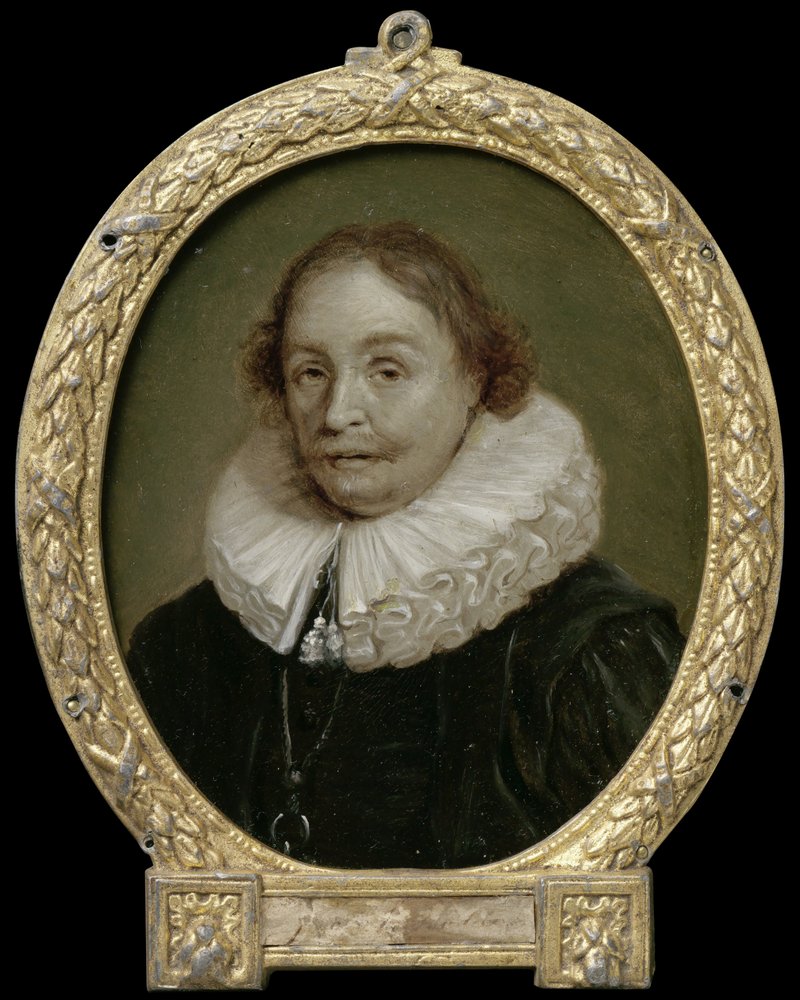 Porträtt av Pierius Winsemius, professor i retorik och historia i Franeker av Jan Maurits Quinkhard
