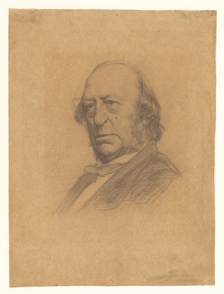 Porträtt av Prof. Dr. Jan van Geuns av Jan Veth