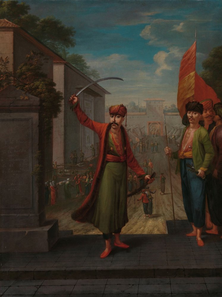 Patrona Halil, ca 1730 av Jean Baptiste Vanmour