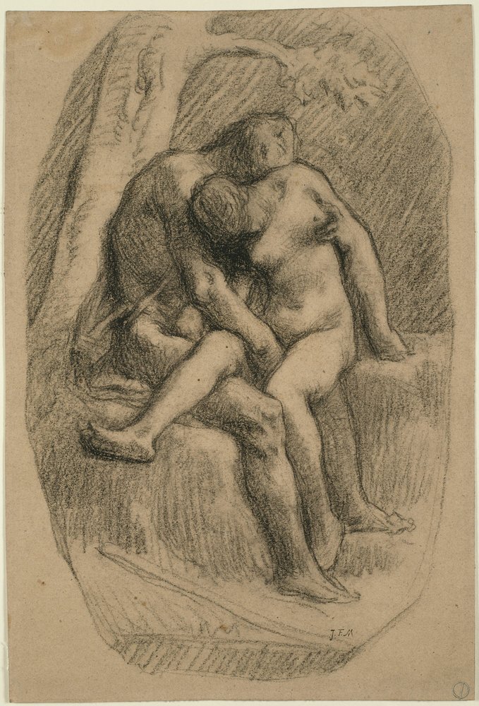 Älskarna av Jean-Francois Millet