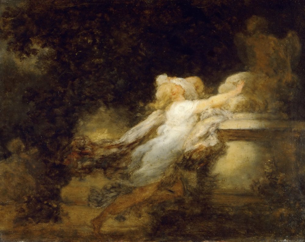 Kärlekslöfte av Jean-Honore Fragonard