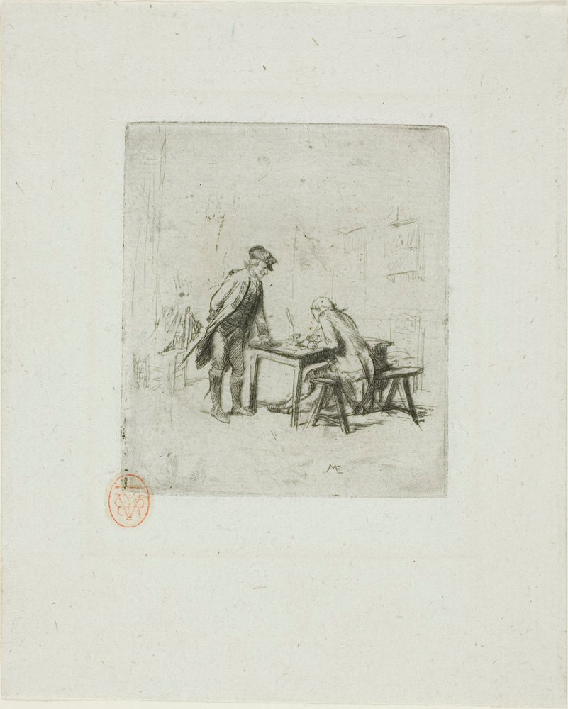 Sergeant Reporter av Jean-Louis Ernest Meissonier