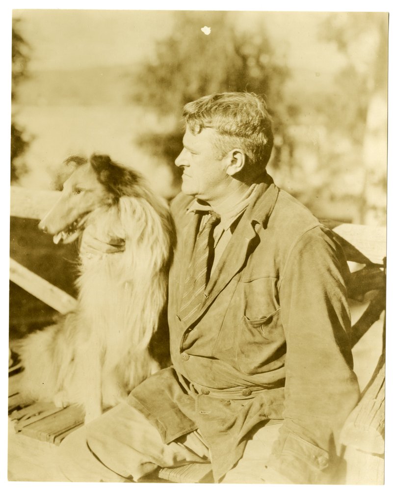 Albert Payson Terhune, författare, ca 1916-28 (foto av gelatinsilver) av Jessie Tarbox Beals