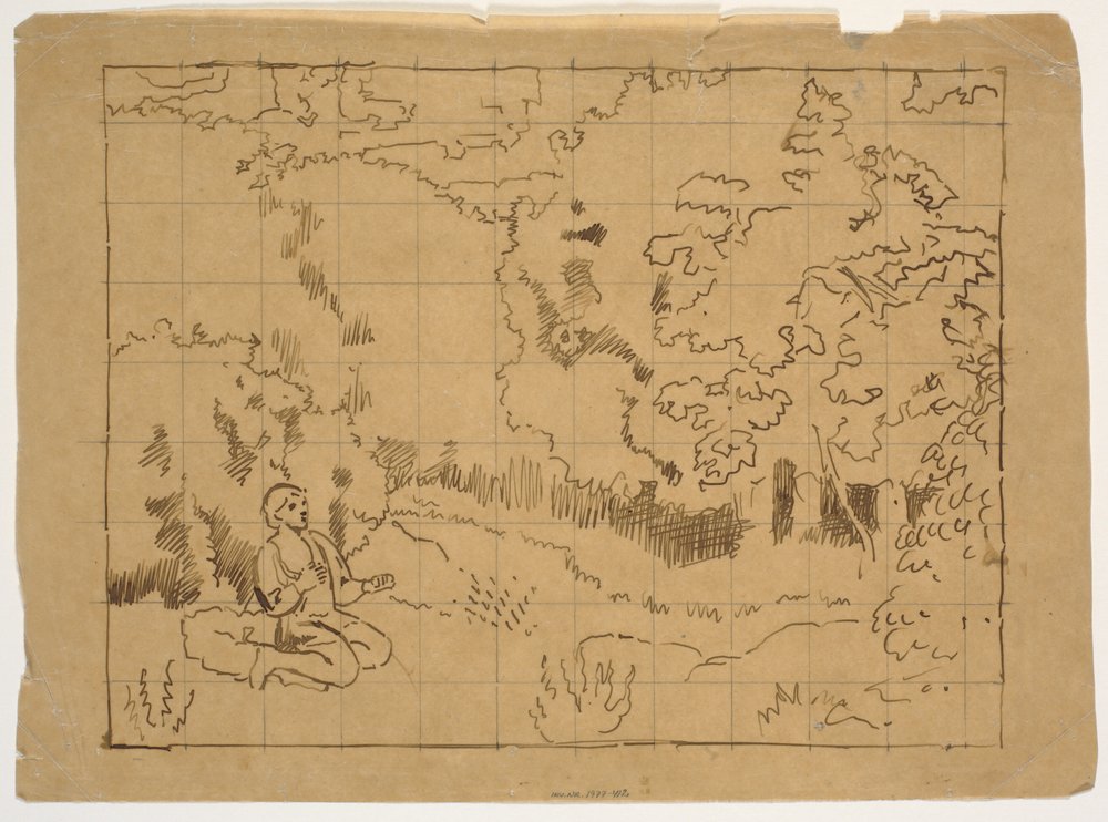 Jungfru i fågelbo av Joakim Frederik Skovgaard