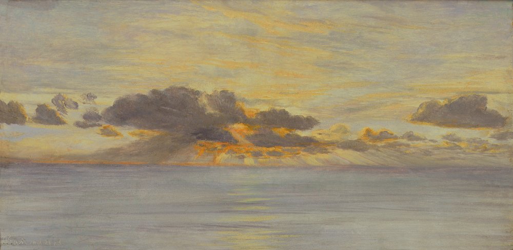 Solnedgång av John Brett