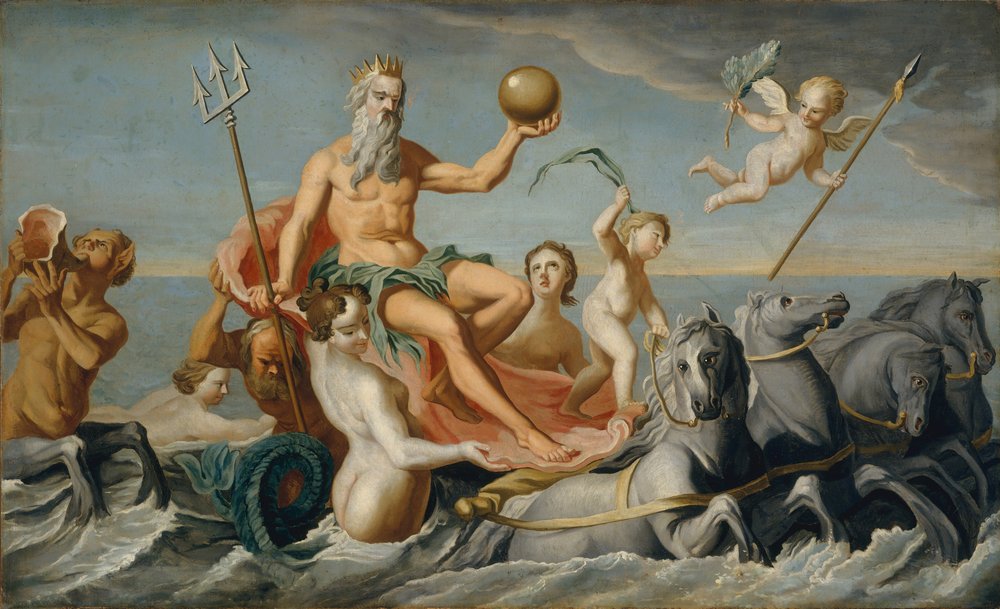 Neptunus återkomst, ca 1754 av John Singleton Copley