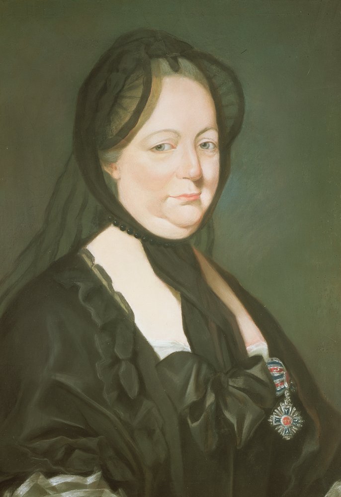 Maria Teresia, Österrikes kejsarinna, i sorg av Joseph Ducreux