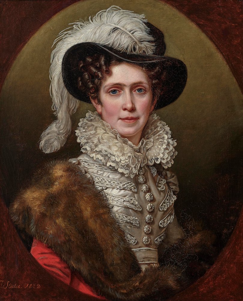 Karolina av Baden 1776-1841, Bayerns drottning, 1823 av Joseph Carl Stieler