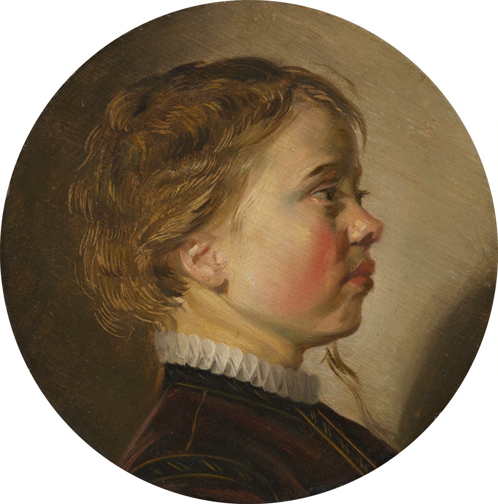 Ung pojke i profil, ca 1630 (olja på pannå) av Judith Leyster