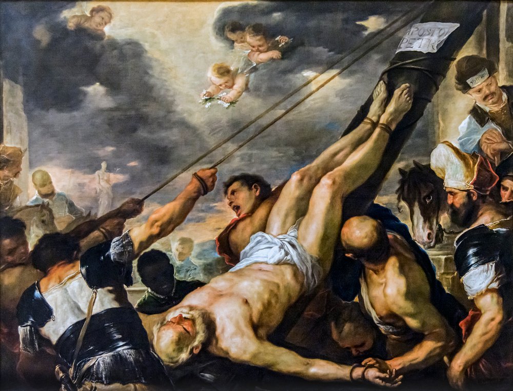 Crucifixion of Saint Peter av Luca Giordano