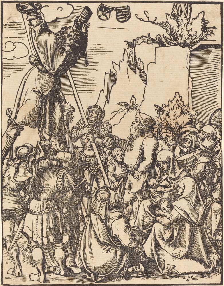 Sankt Andreas av Lucas Cranach the Elder