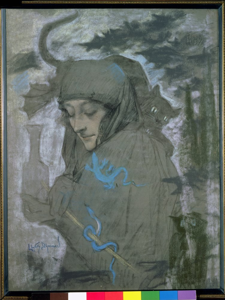 Häxmästarinnan av Lucien Levy-Dhurmer