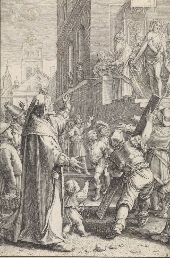 Kristus visad för folket (Ecce homo) The Passion (serietitel) av Ludovicus Siceram