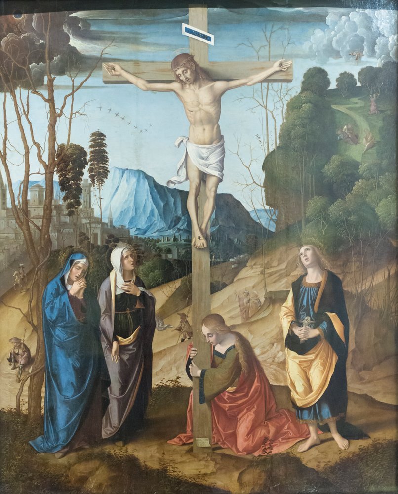 Korsfästelse av Marco Palmezzano