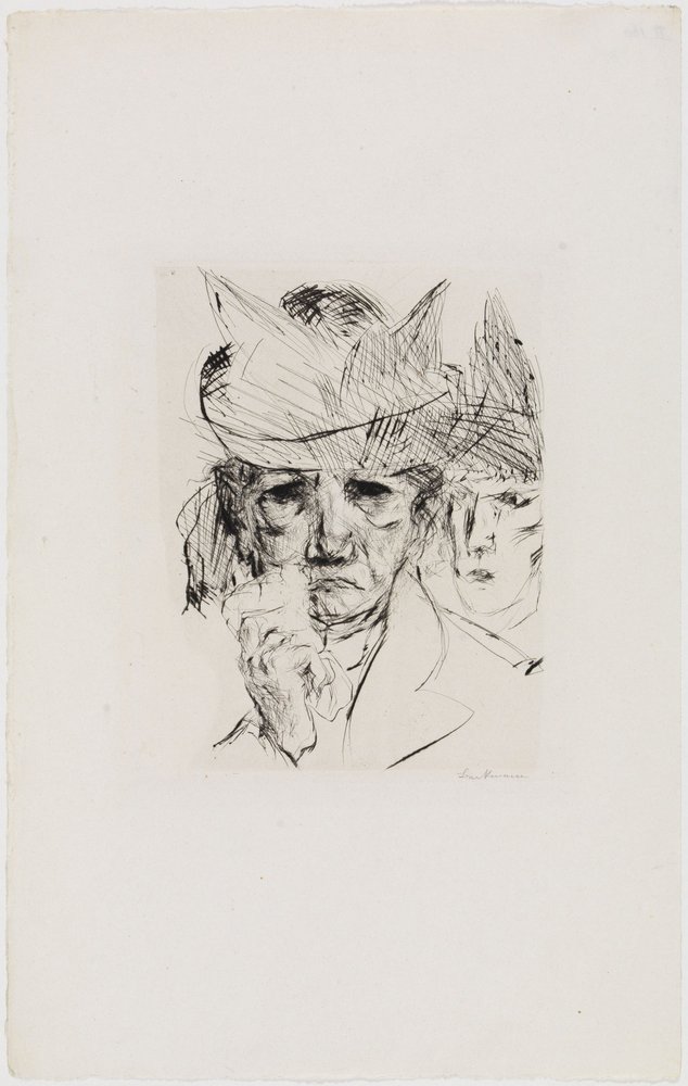 Gråtande kvinna av Max Beckmann