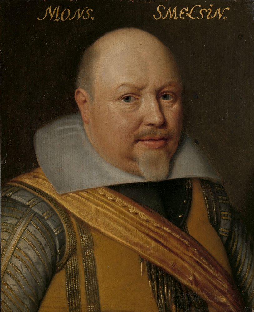 Porträtt av Nicolaas Schmelzing av Michiel Jansz van Mierevelt (workshop of)