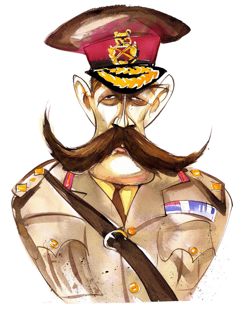 Irländskfödd, brittisk fältmarskalk, First Earl Kitchener av Neale Osborne