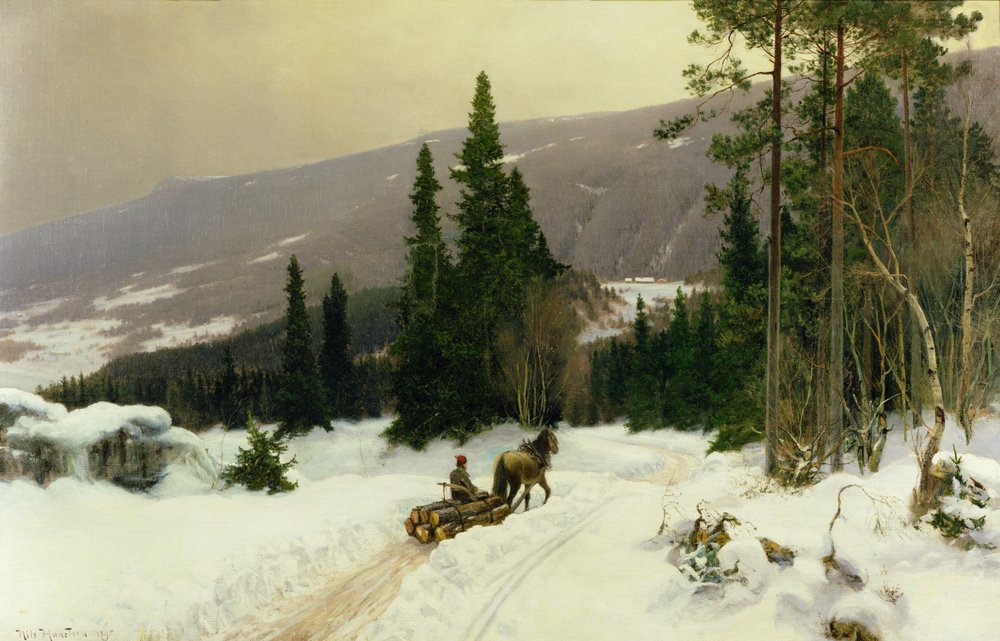 Vinter av Nils Hansteen