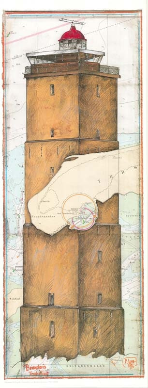 Brandaris / Terschelling / Nederländerna av Ole West