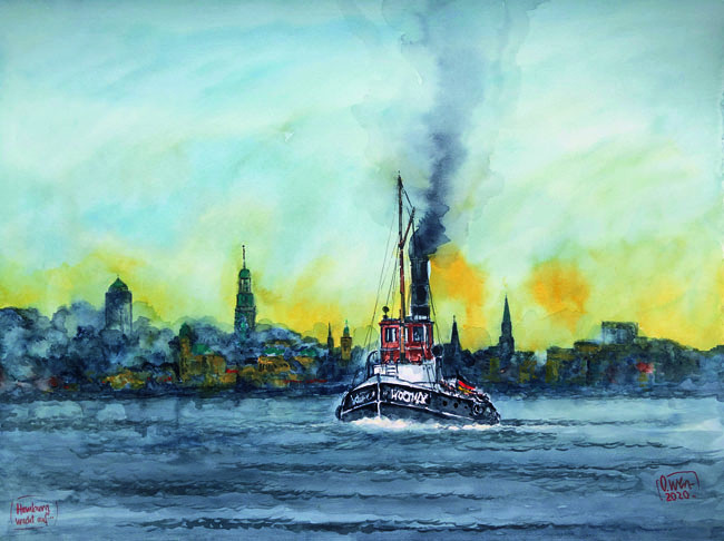 Hamburg vaknar av Ole West