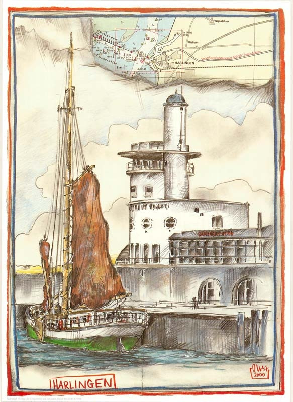 Harlingen, Nederländerna av Ole West