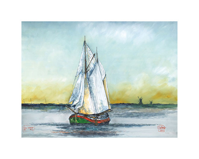 Från vattnet - Greetsiel av Ole West