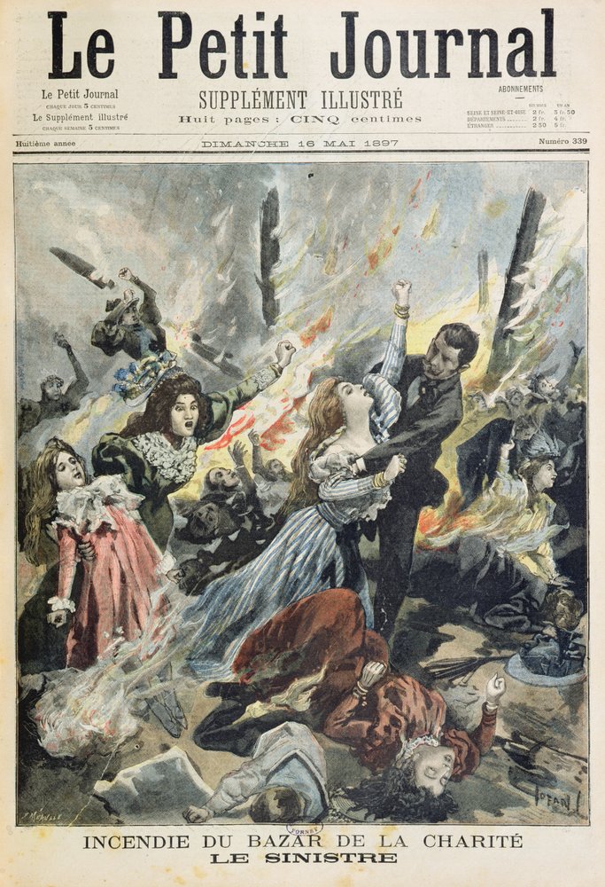 Fire at the Bazar de la Charite, 4 maj 1897, från 