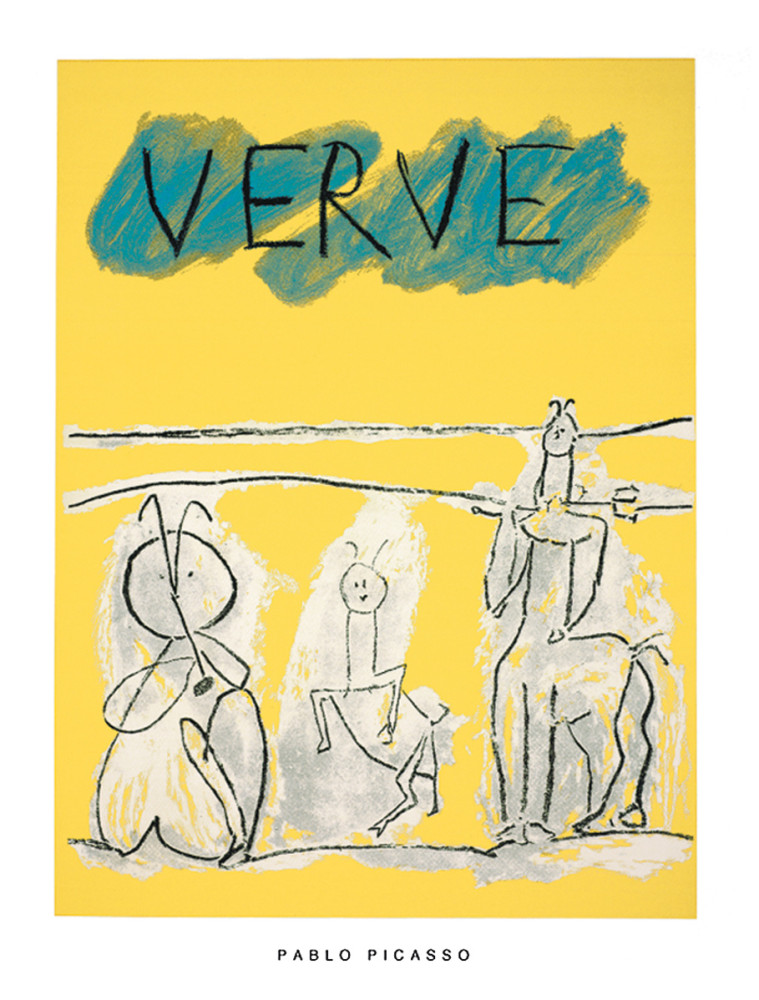 Omslag till Verve, 1951 av Pablo Picasso