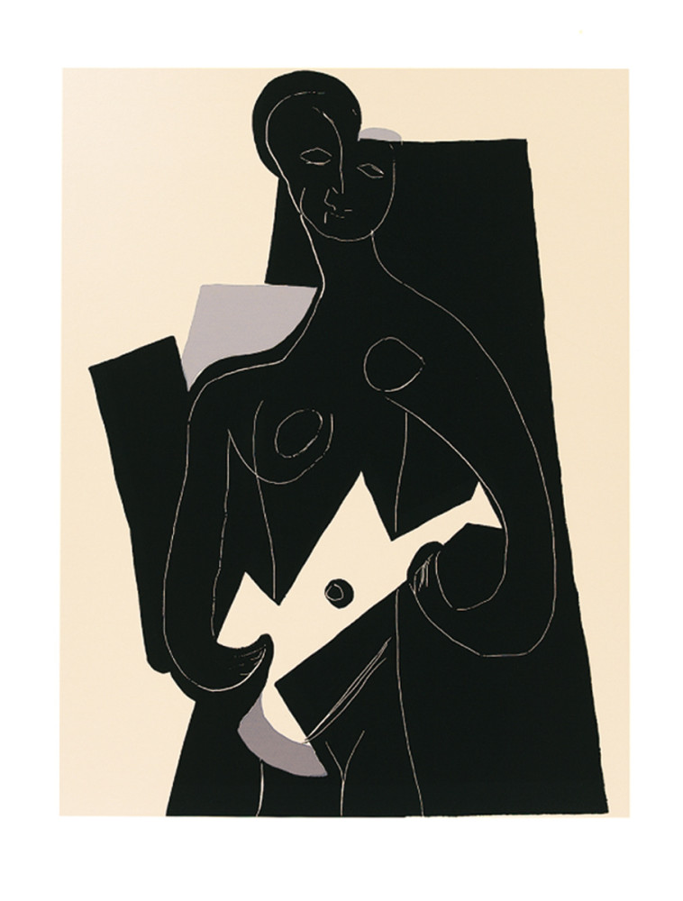 Kvinna med gitarr av Pablo Picasso