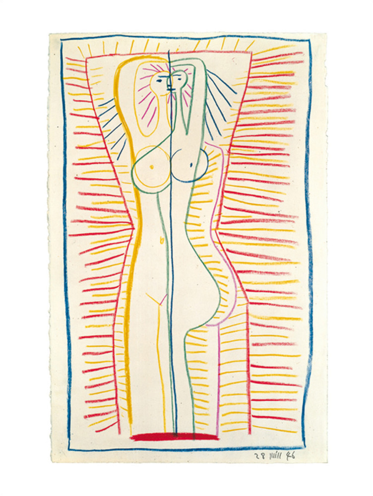 Stående kvinnlig akt II, 1946 av Pablo Picasso