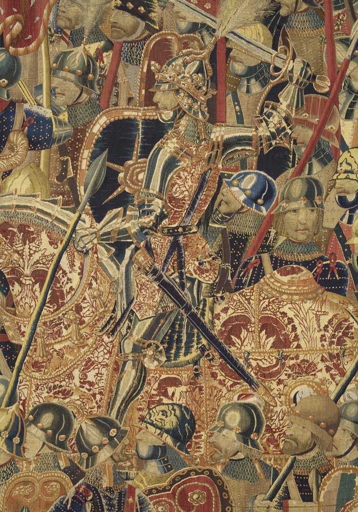 Pastrana-gobelängerna, tillverkning i Tournai, troligen från Passchier Greniers verkstad, ca 1471 - 1475 (gobeläng) av Pasquier (workshop of) Grenier