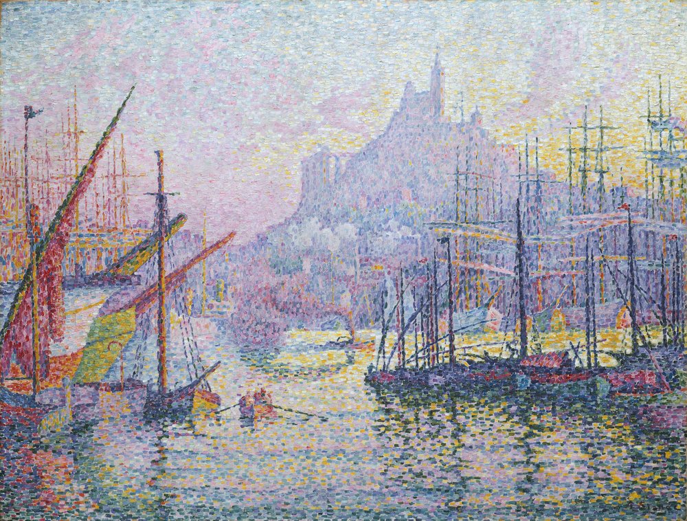 Notre-Dame-de-la-Garde (La Bonne-Mère), Marseille, 1905-6 av Paul Signac