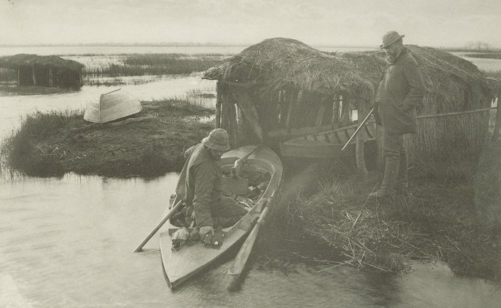 Fågelfångarens återkomst, ca 1885 av Peter Henry Emerson
