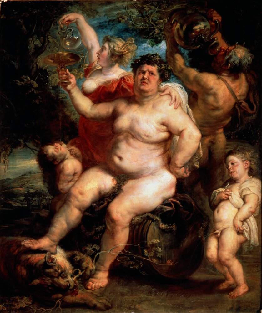 Bacchus, 1638-1640 av Peter Paul Rubens