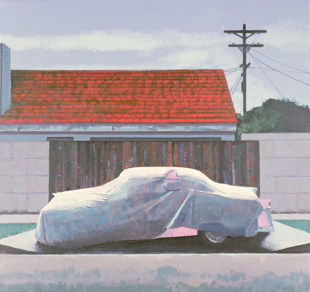 Ghost Car 2, Los Angeles, USA, 2002 (olja på linne) av Peter Wilson