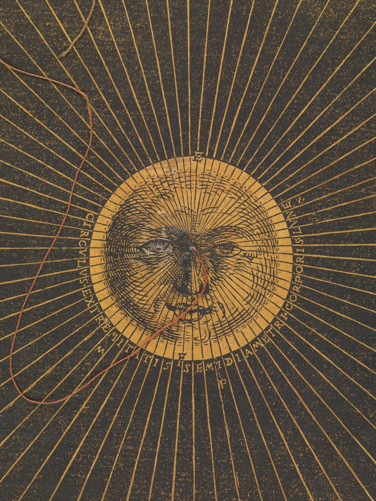 Volvelle ger reglerna för att förutsäga sol- och månförmörkelser av Petrus Apianus