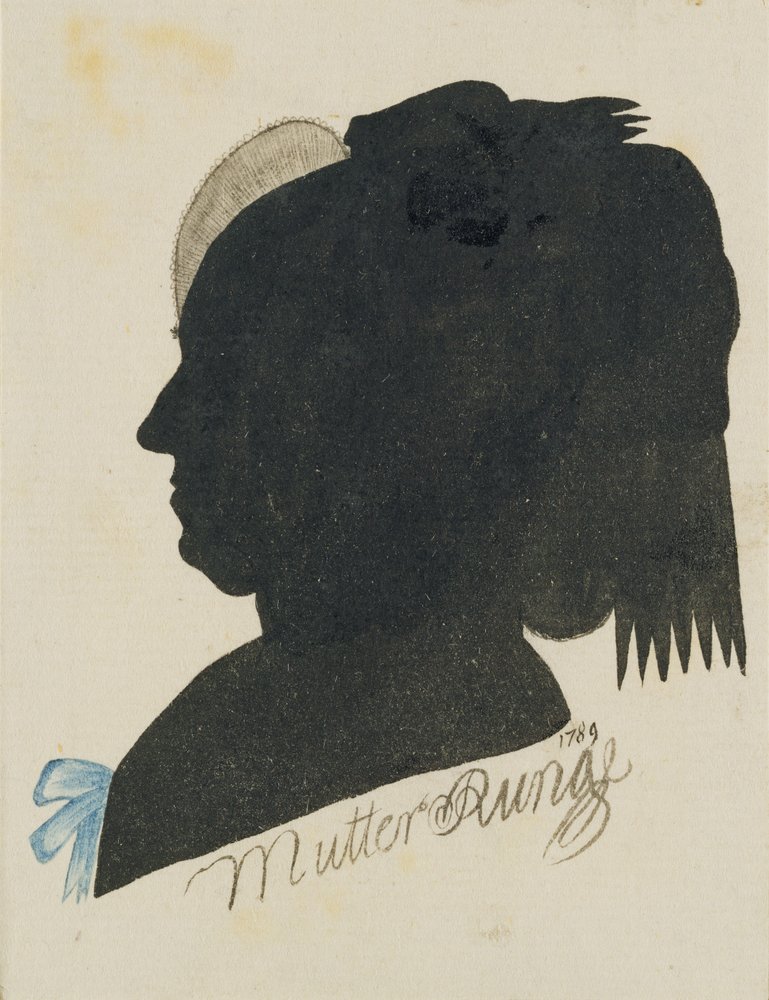 Magdalena Runge (Moder Runge), 1789 (indisk bläck och wc på papper) av Philipp Otto Runge