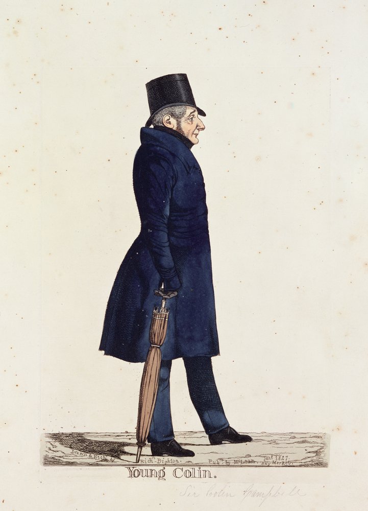 Young Colin, 1827 (färgad etsning) av Richard Dighton