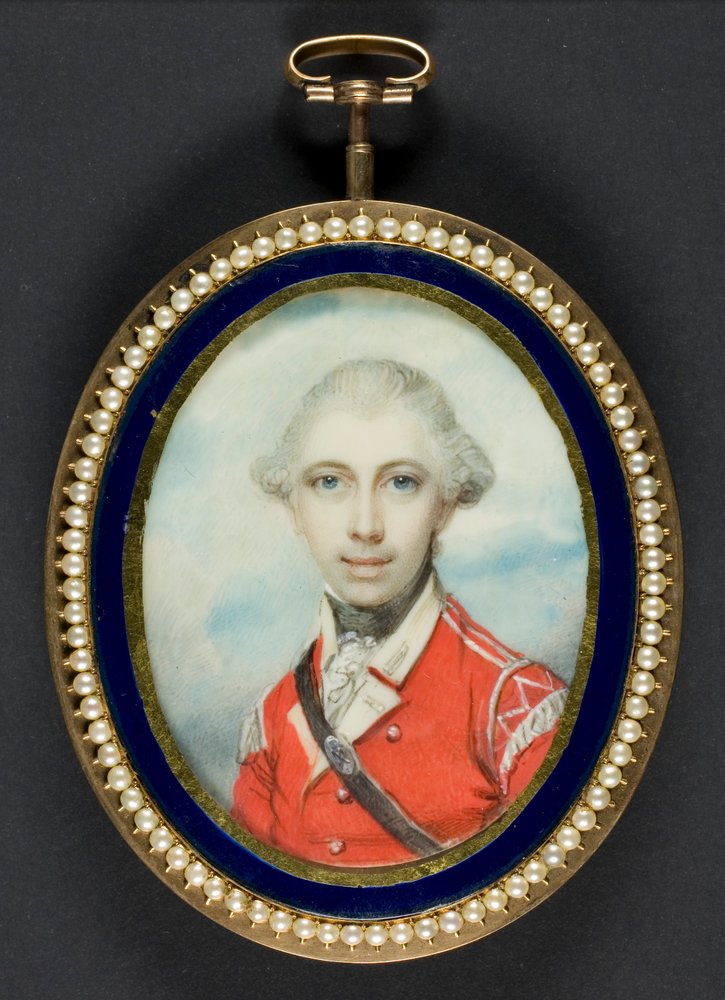 Porträtt av en officer av Richard Cosway