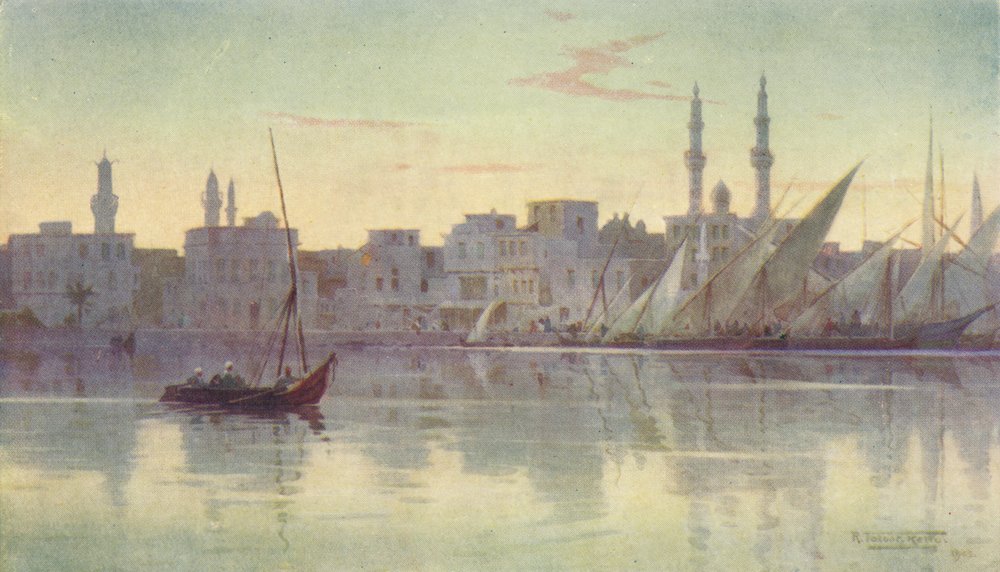 Tidig morgon på Damietta, c1880, 1904 av Robert George Talbot Kelly