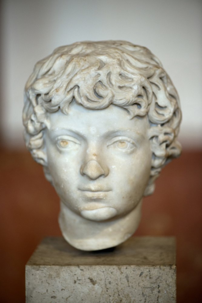 Art Rome Chef för den romerske kejsaren Caracalla Child (188 - 217 e.Kr.) av Roman Roman