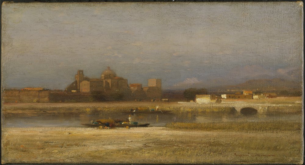 Bank of a Stream, 1892 av Samuel Colman