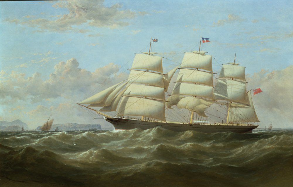 Den brittiske köpmannen Clifford på återkomsten från sin jungfruresa till Indien av Samuel Walters
