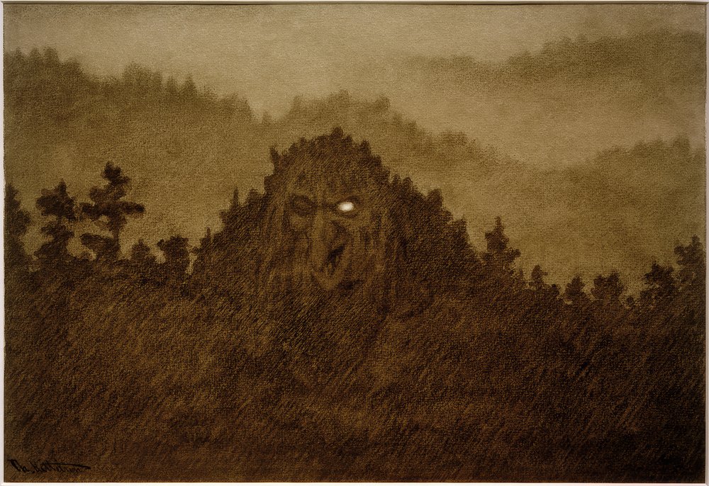 Skogstroll av Theodor Kittelsen