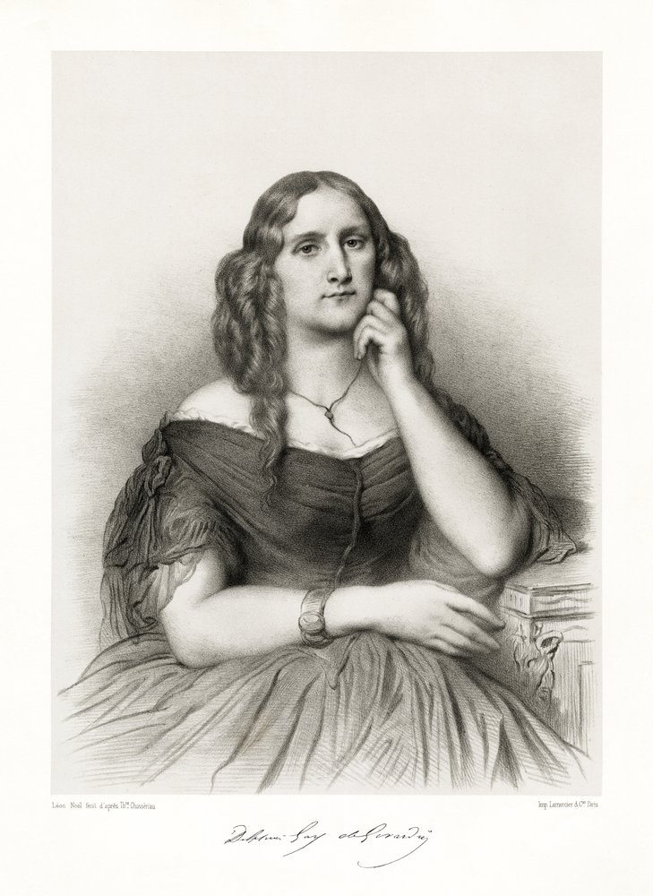 Delphine de Girardin, 1865-66 av Théodore Chassériau