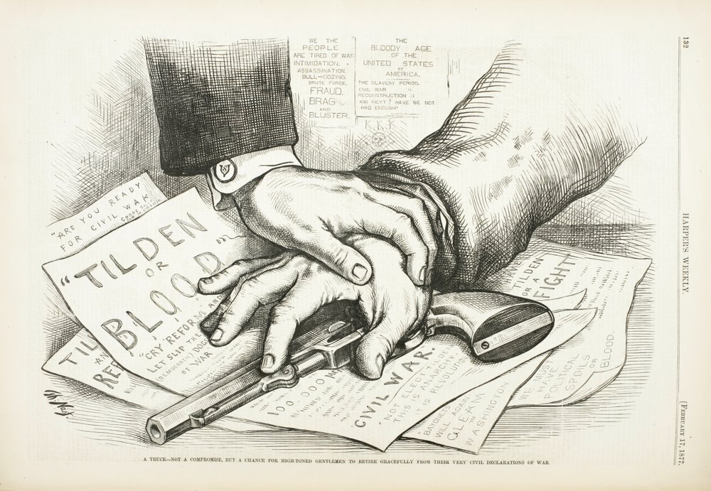 Tilden eller Blood av Thomas Nast
