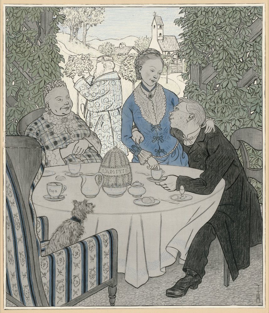 Kandidaten till predikoämbetet (Bilder ur familjelivet, nr 13) av Thomas Theodor Heine